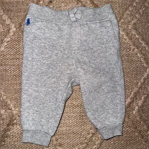 Ralph Lauren Baby Jogger Sweatpants | Gray | 6 Months | EUC